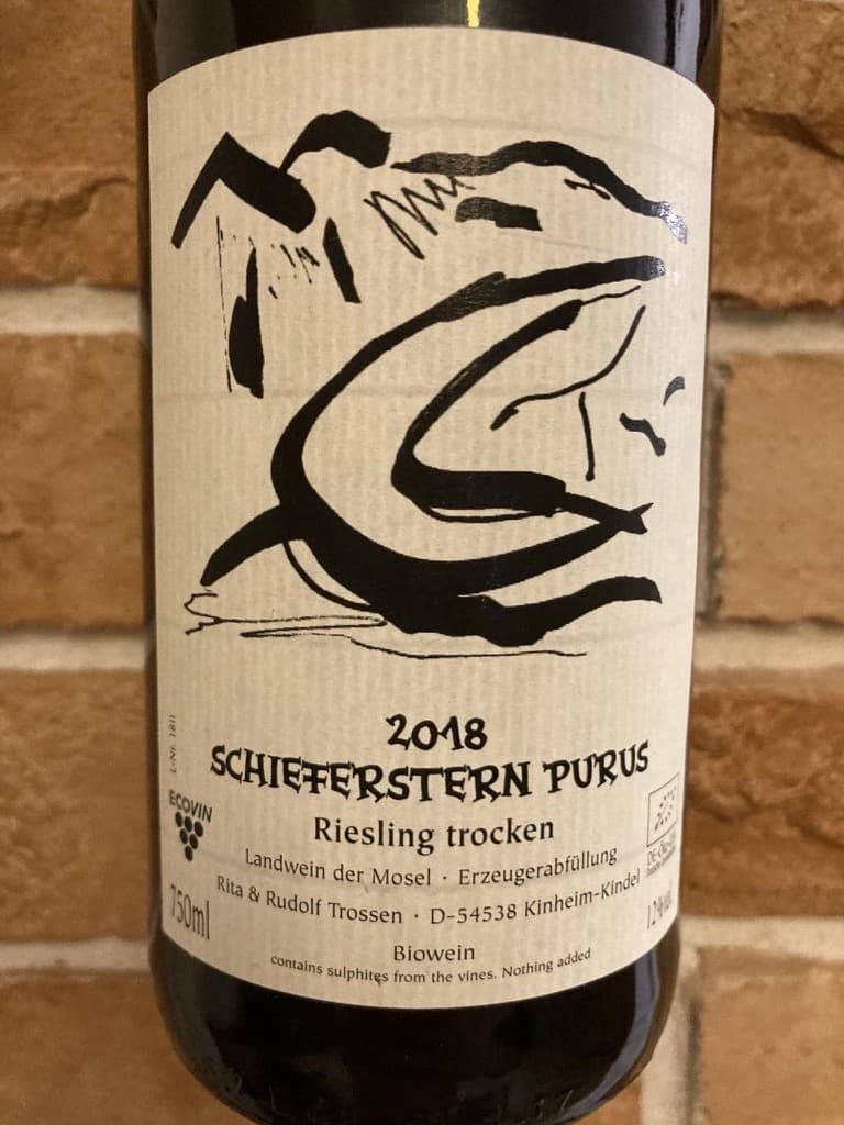 Rita & Rudolf Trossen Schieferstern Purus Riesling trocken 2018