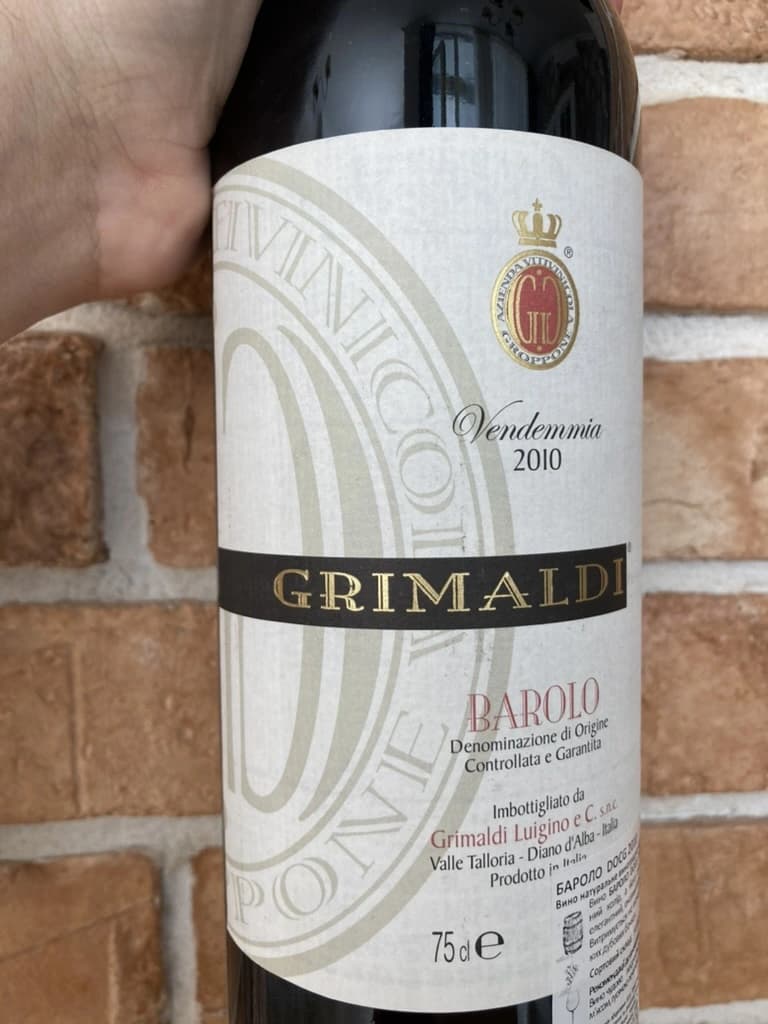 Grimaldi Barolo 2010