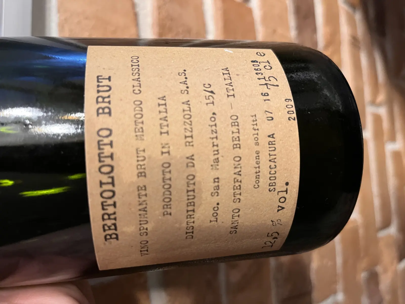 Cascina Bertolotto Spumante Brut Metodo Classico NV