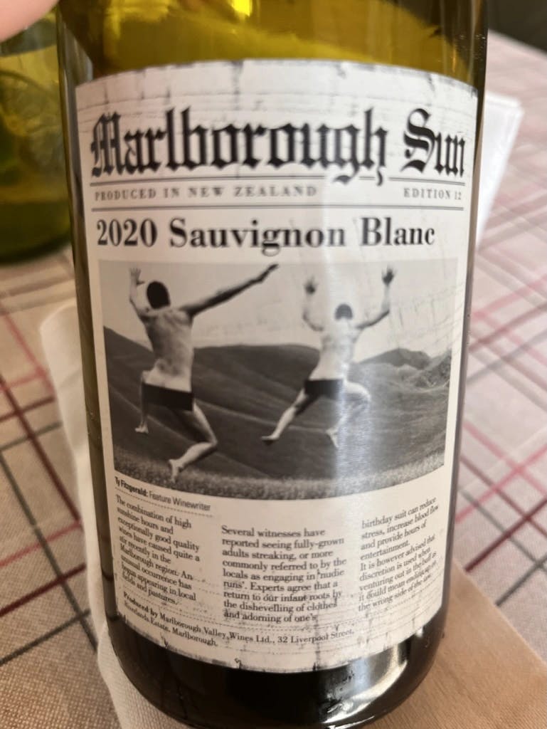 Marlborough Sun Sauvignon Blanc 2020