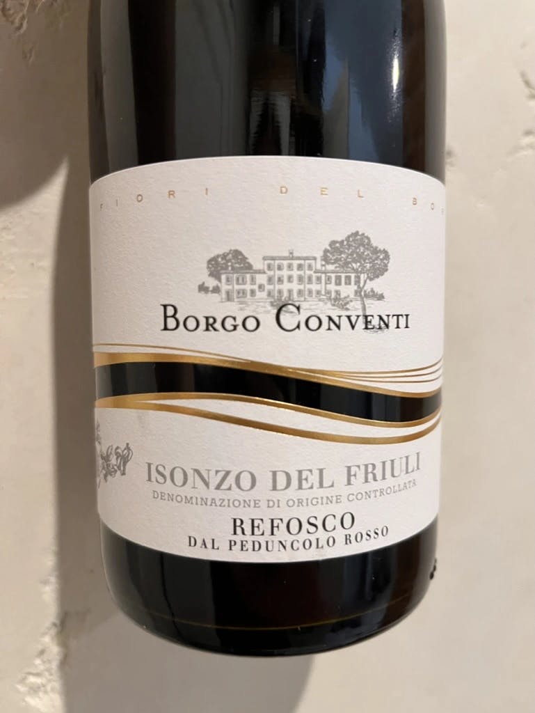 Borgo Conventi Refosco dal Peduncolo Rosso 2019