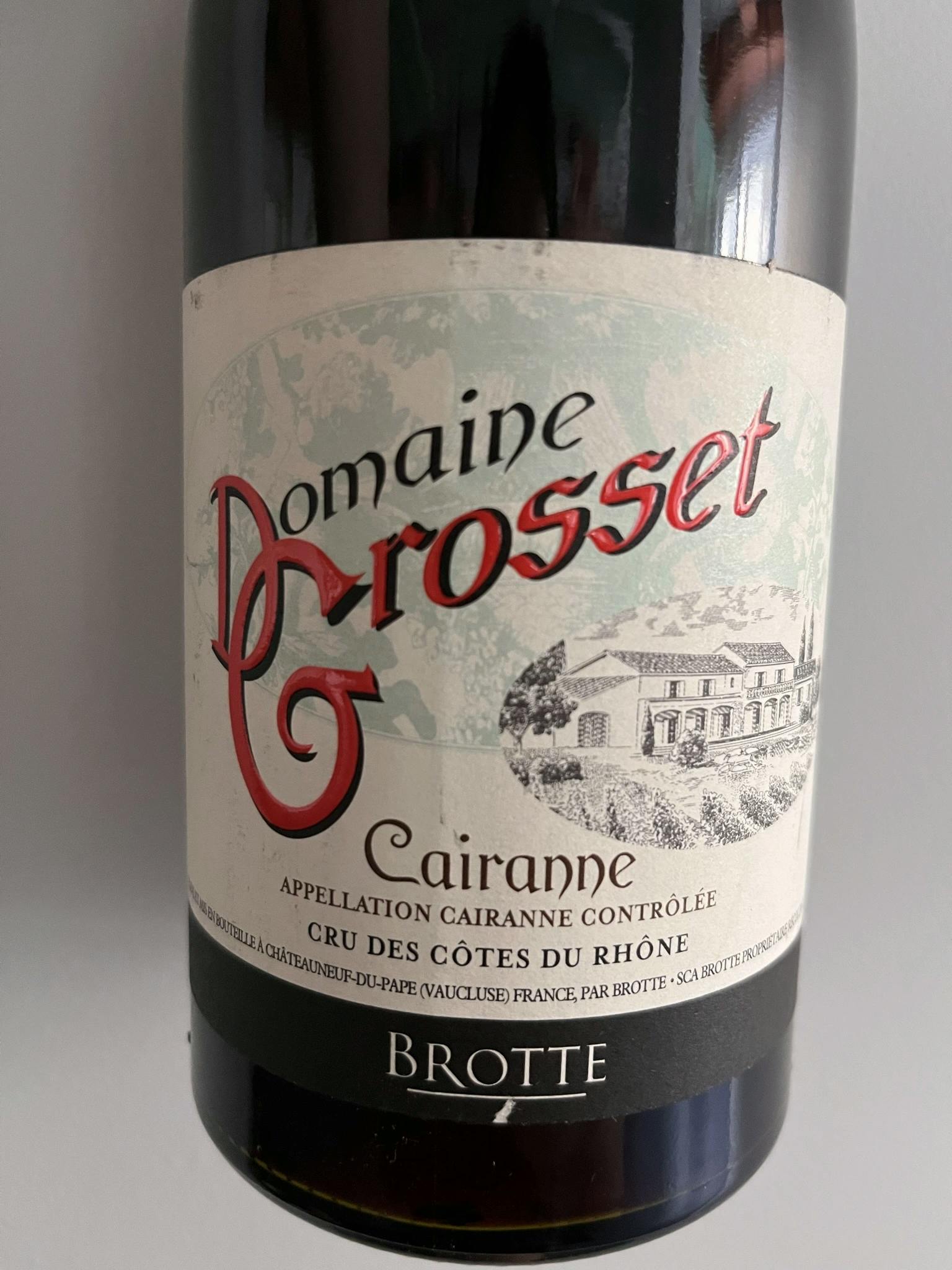 Brotte S. A. Domaine Grosset Cairanne 2019