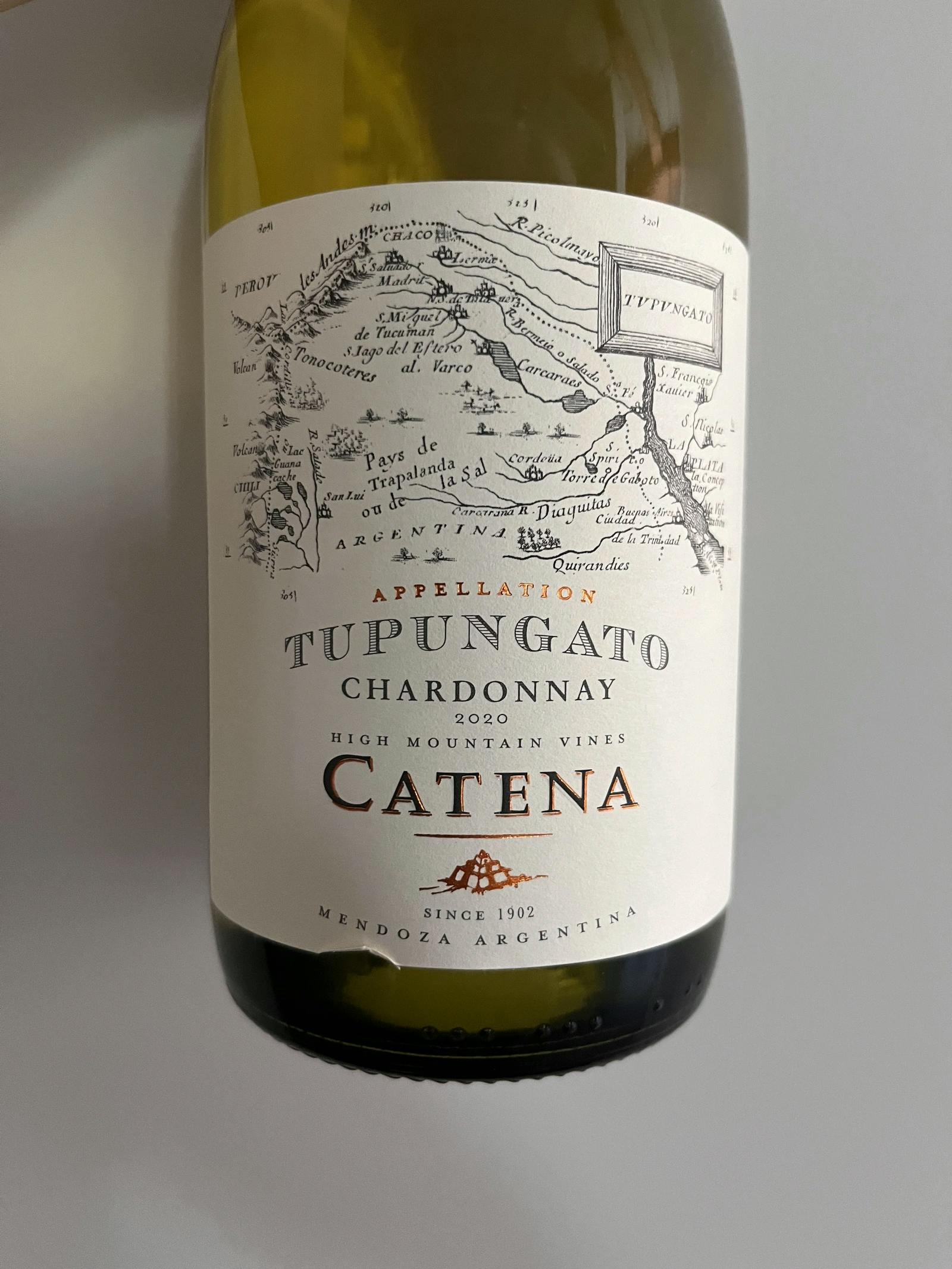 Bodega Catena Zapata Appellation Tupungato Chardonnay 2020