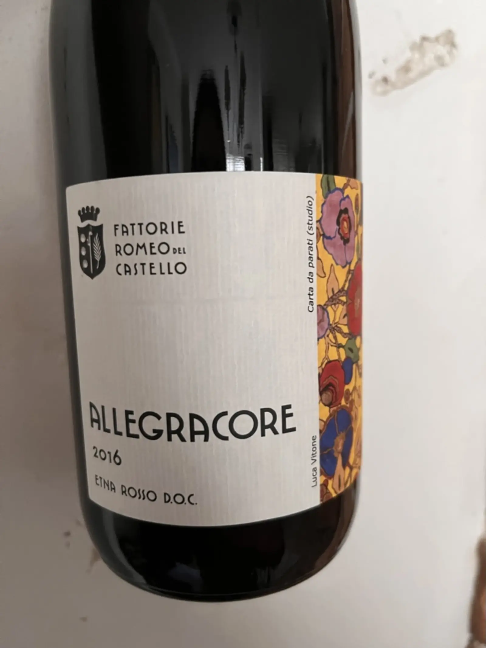 Fattoria Romeo del Castello Allegracore 2016