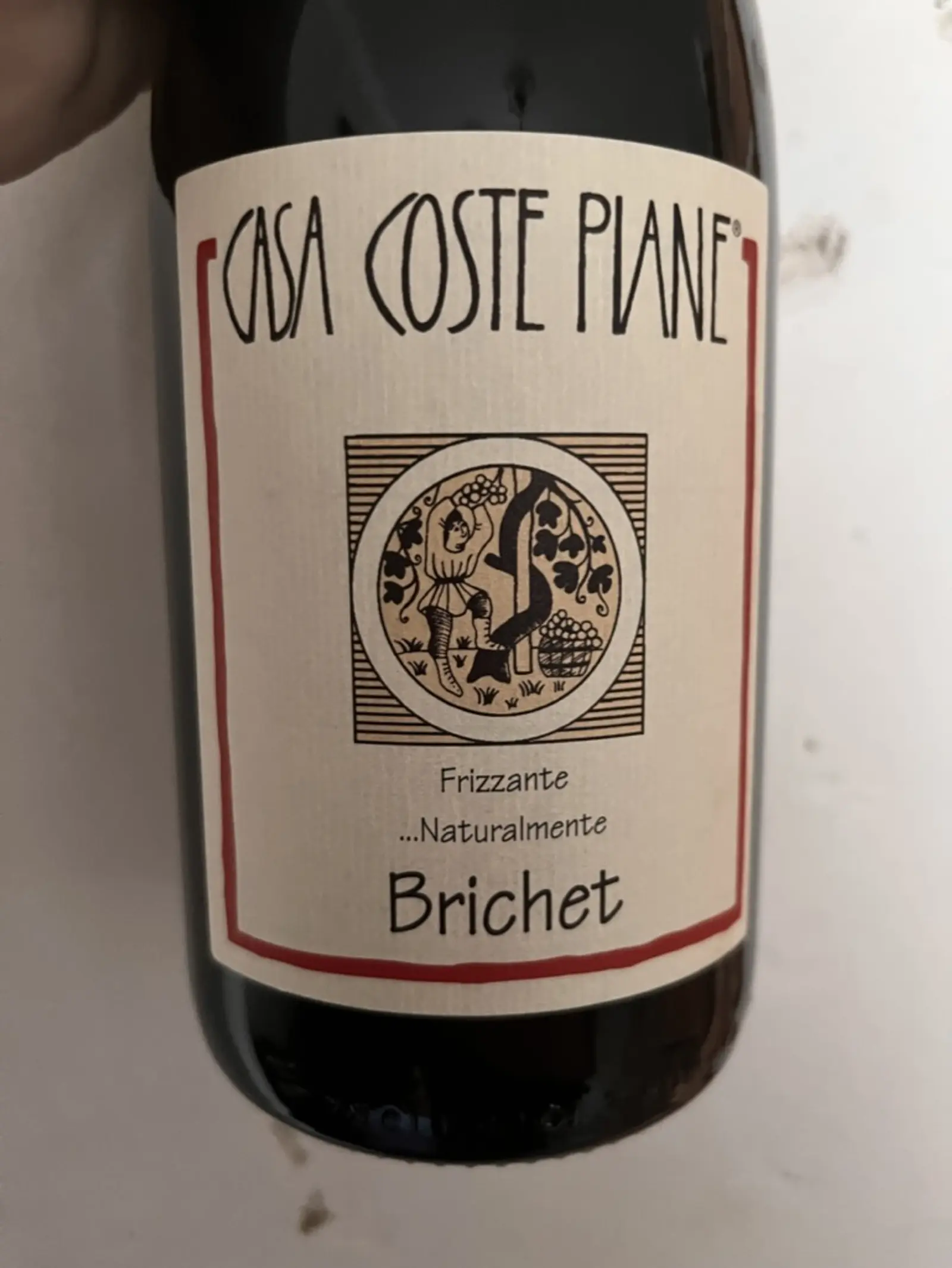 Casa Coste Piane Brichet Frizzante ...Naturalmente NV