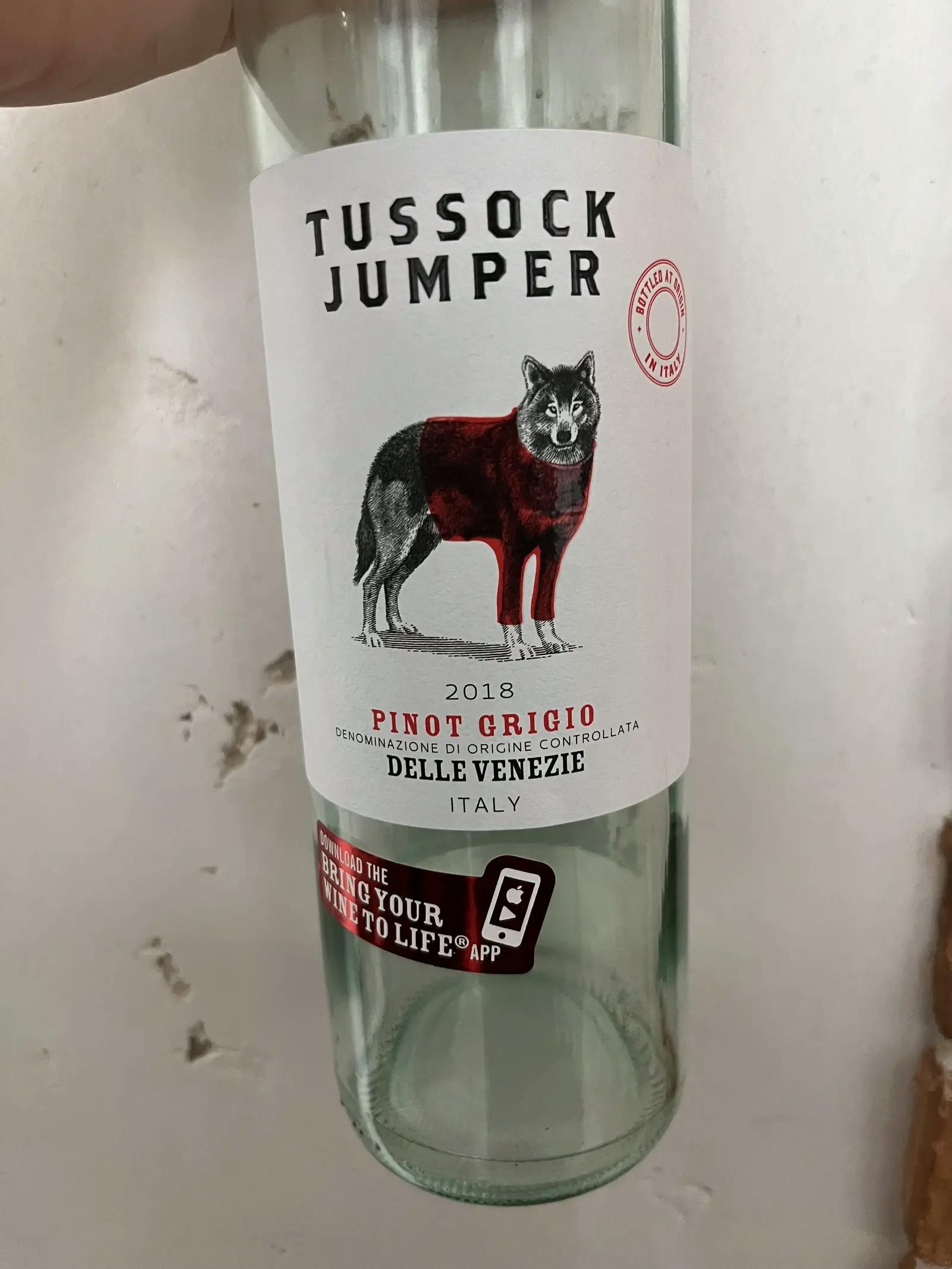 Tussock Jumper Pinot Grigio 2018