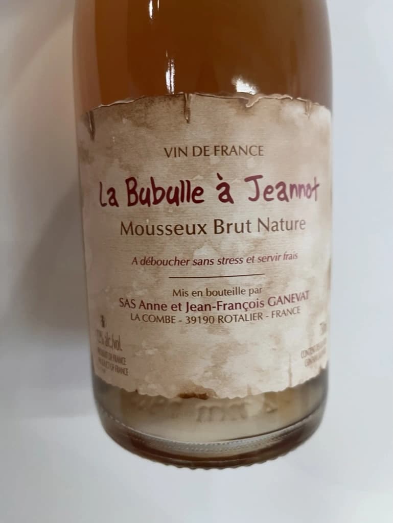 Anne et J.F. Ganevat La Bubulle à Jeannot NV