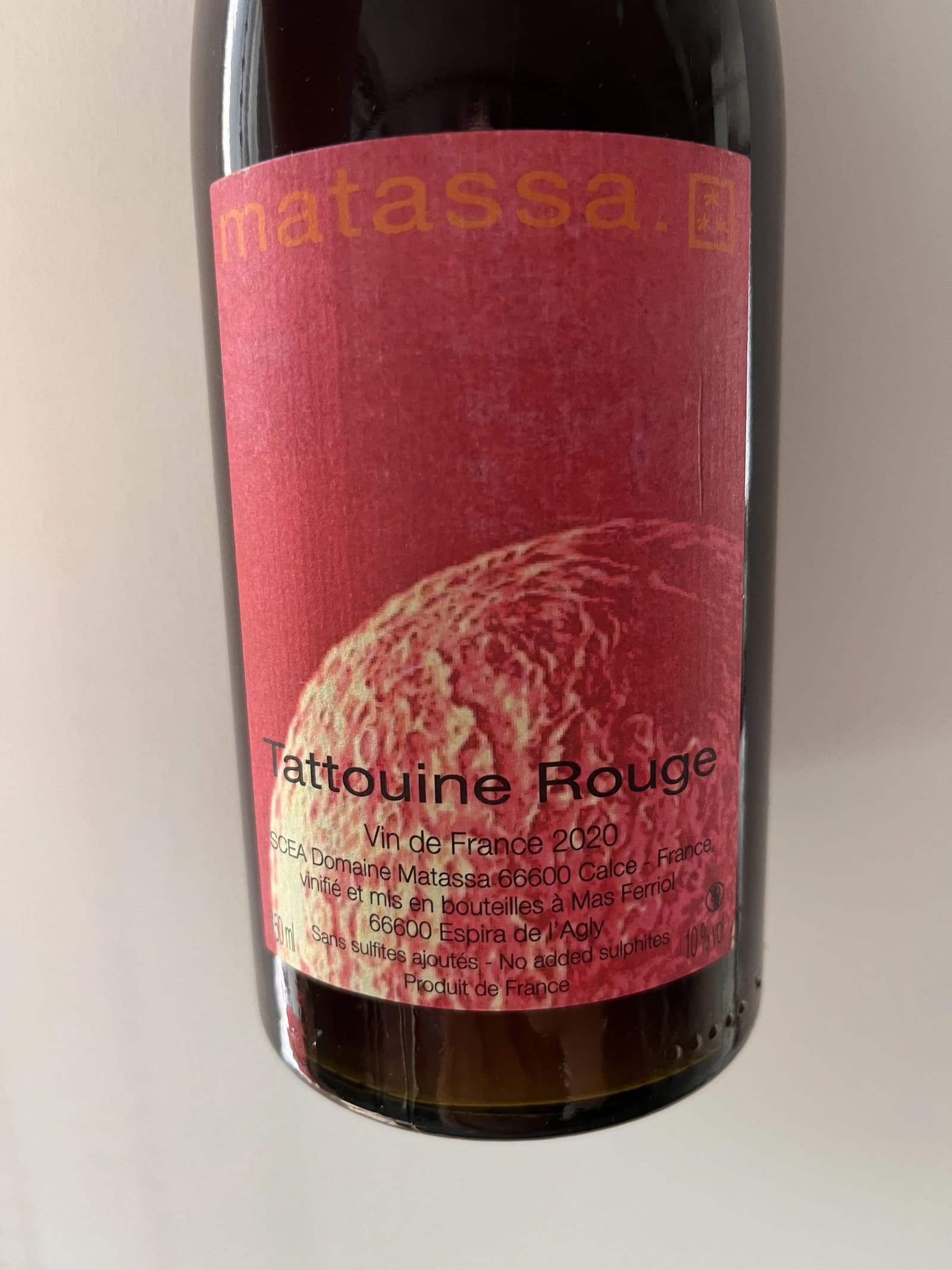 Matassa Tattouine Rouge 2020