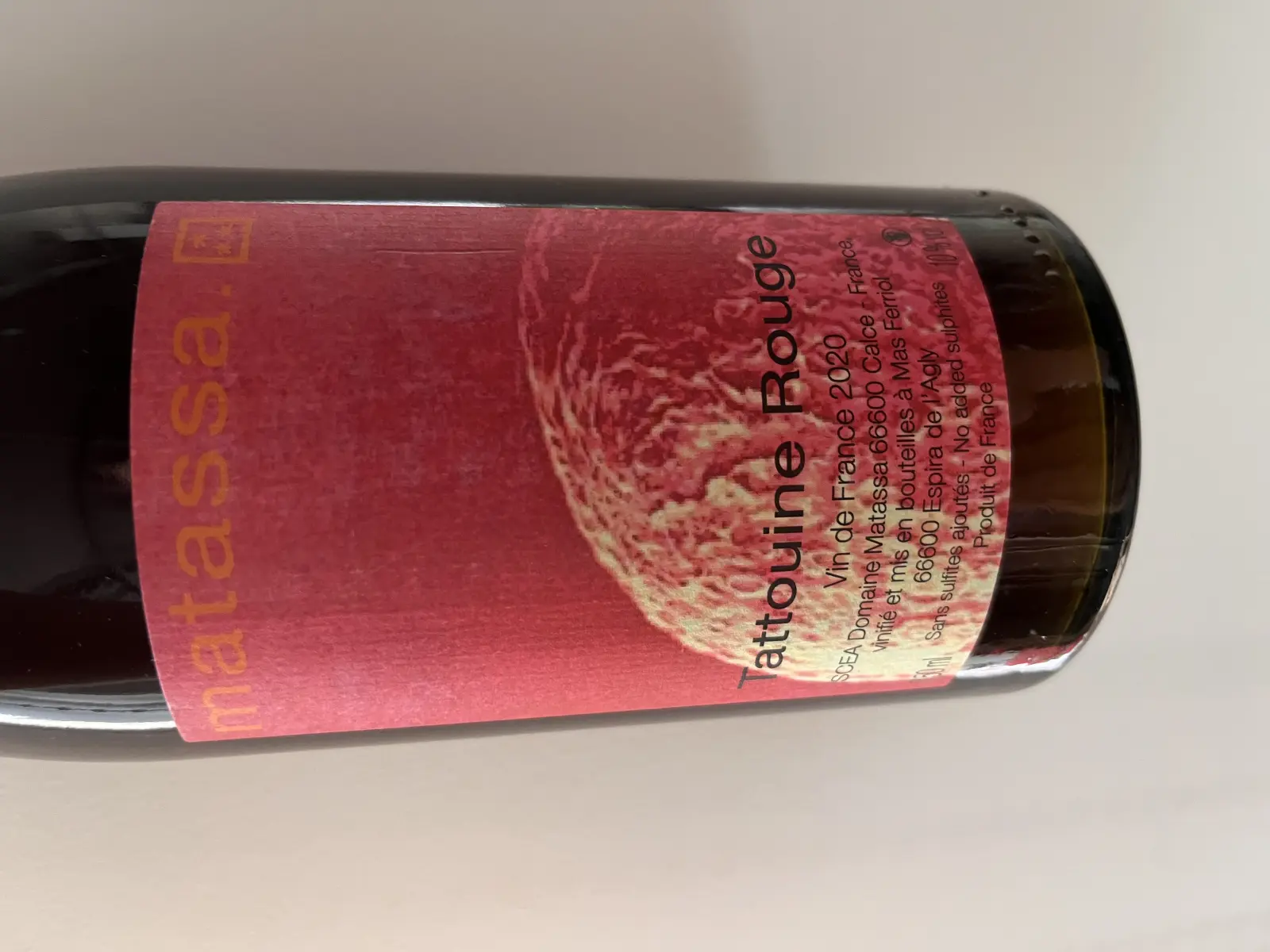 Matassa Tattouine Rouge 2020