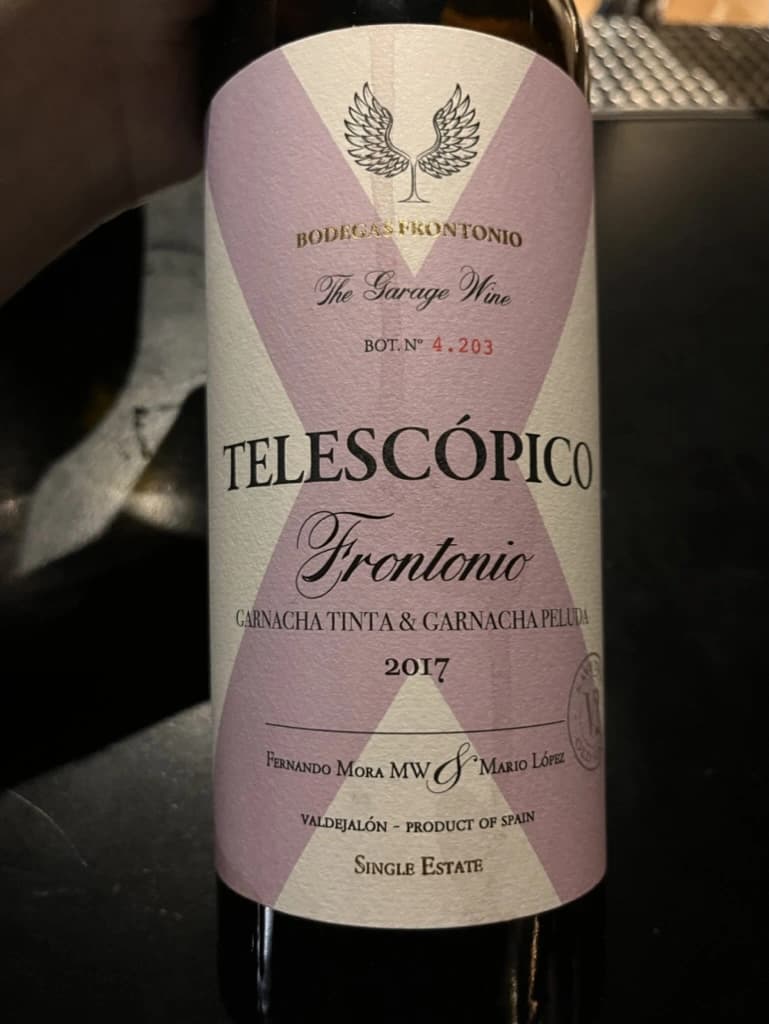 Frontonio Telescópico Garnacha 2017