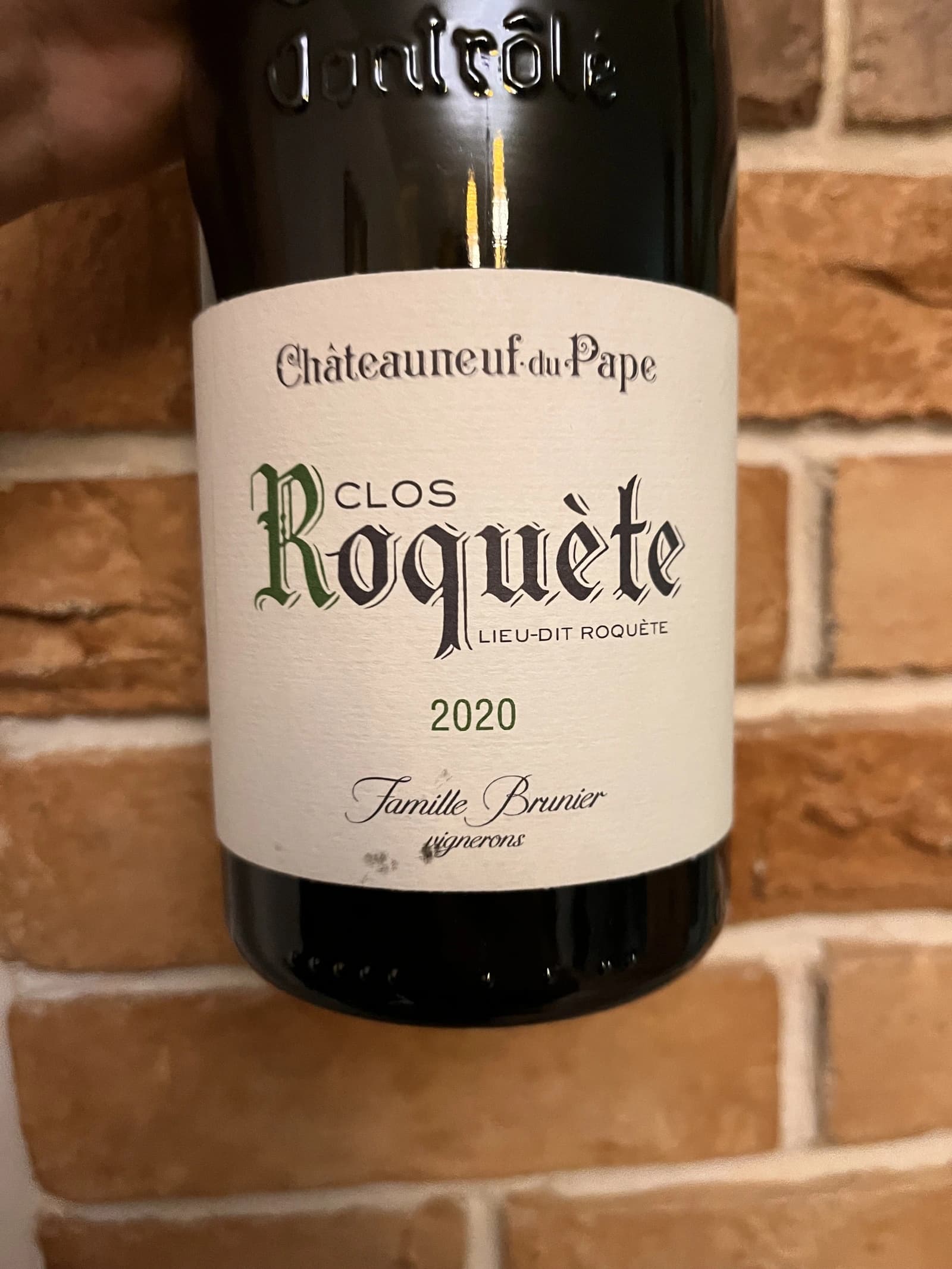 Le Vieux Télégraphe Châteauneuf du Pape Clos La Roquète 2020