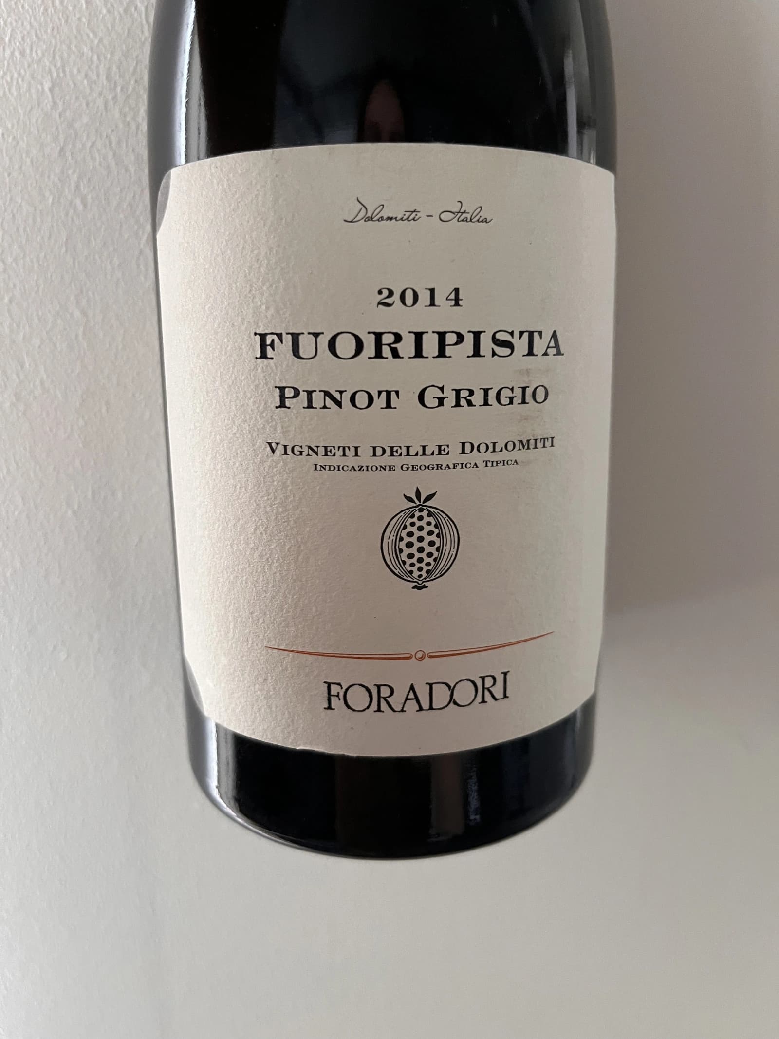 Foradori Fuoripista Pinot Grigio 2014