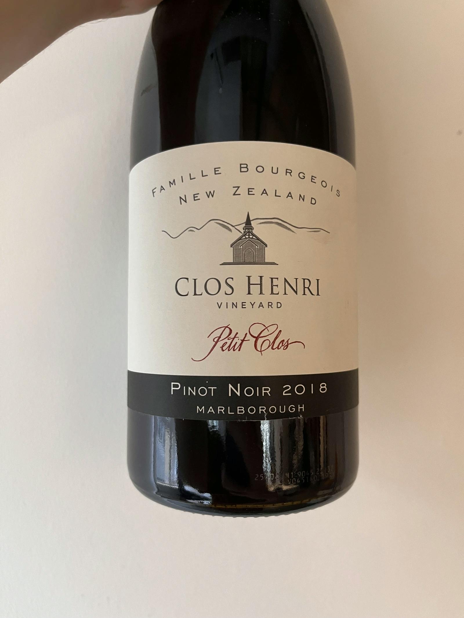 Clos Henri Petit Clos Pinot Noir 2018