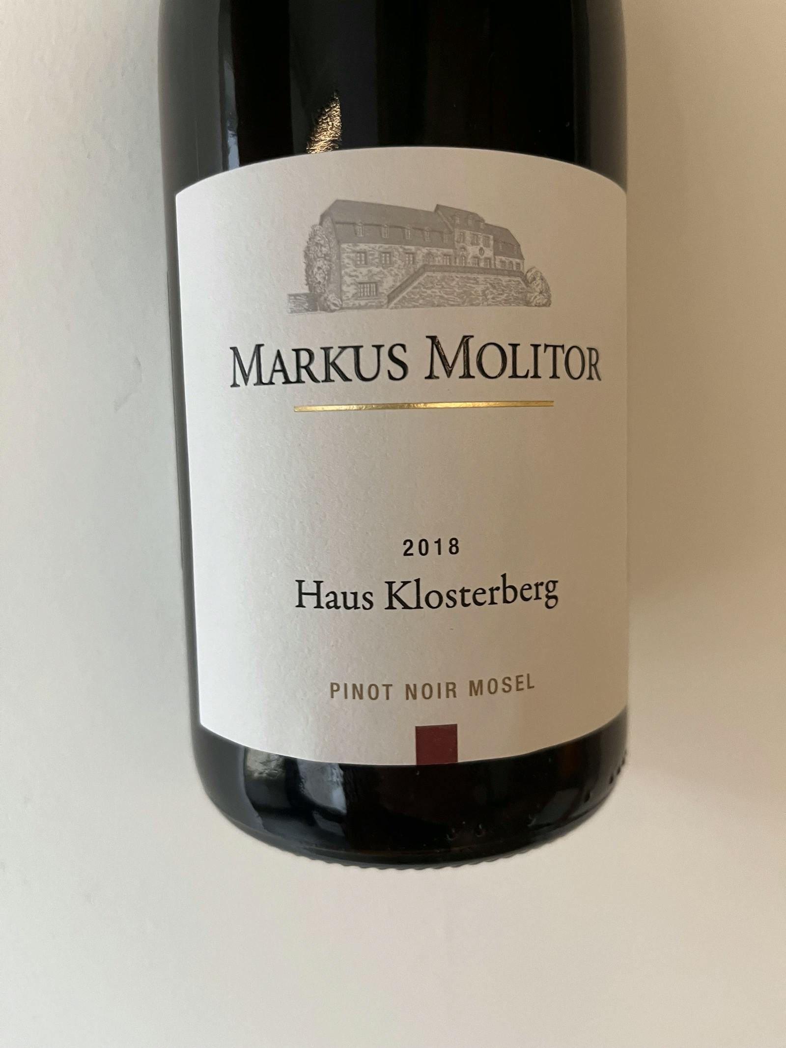 Markus Molitor Haus Klosterberg Pinot Noir 2018