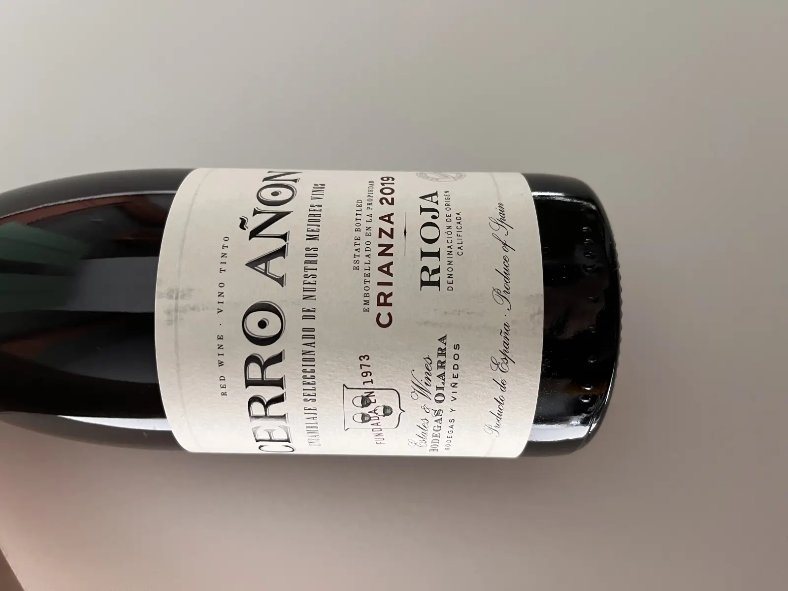 Bodegas Olarra Cerro Añon Crianza 2019