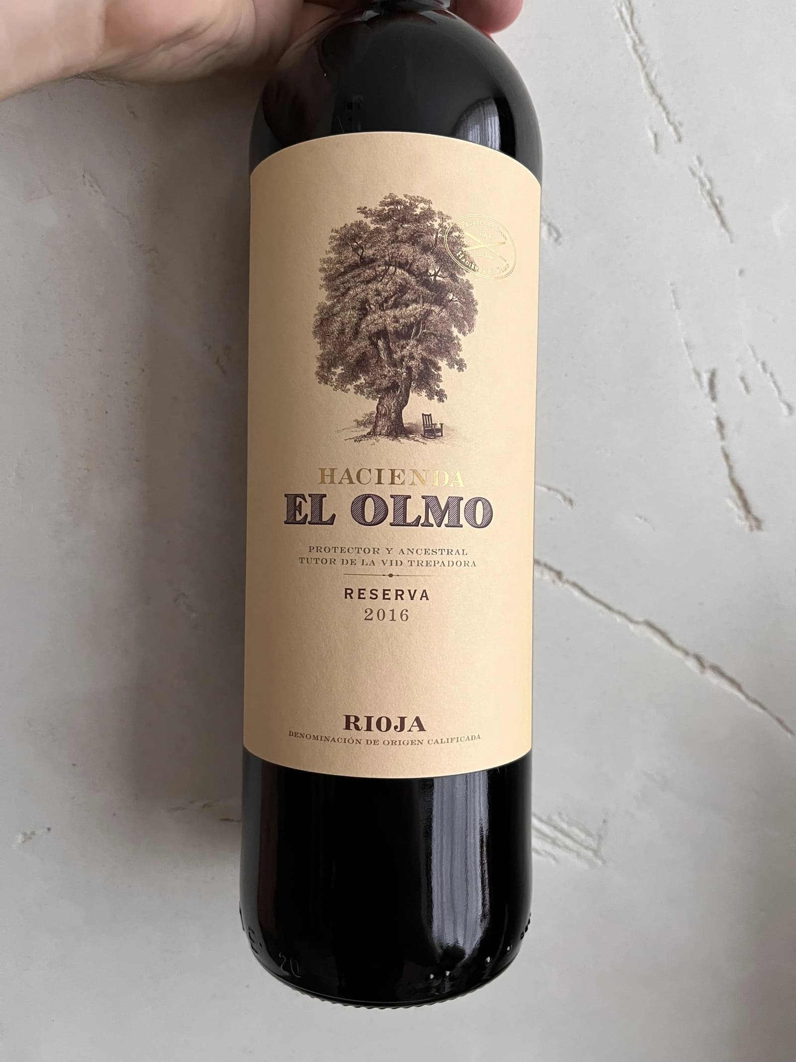 Bodegas la Eralta Hacienda El Olmo Reserva 2016