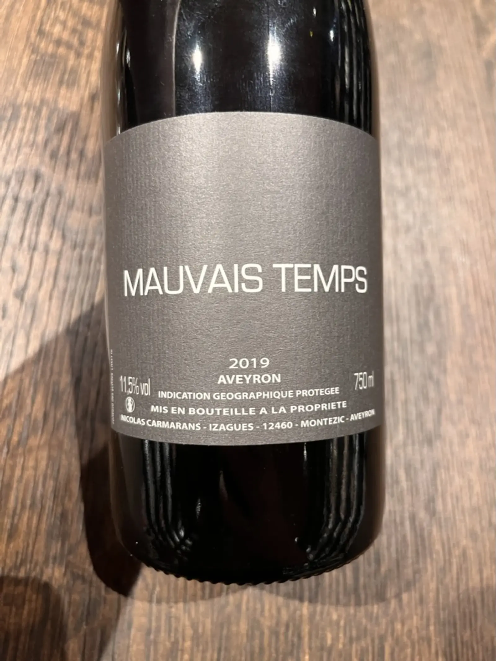Nicolas Carmarans Mauvais Temps 2019