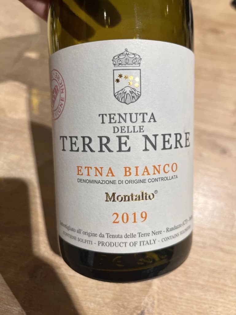 Tenuta delle Terre Nere Etna Bianco Montalto 2019