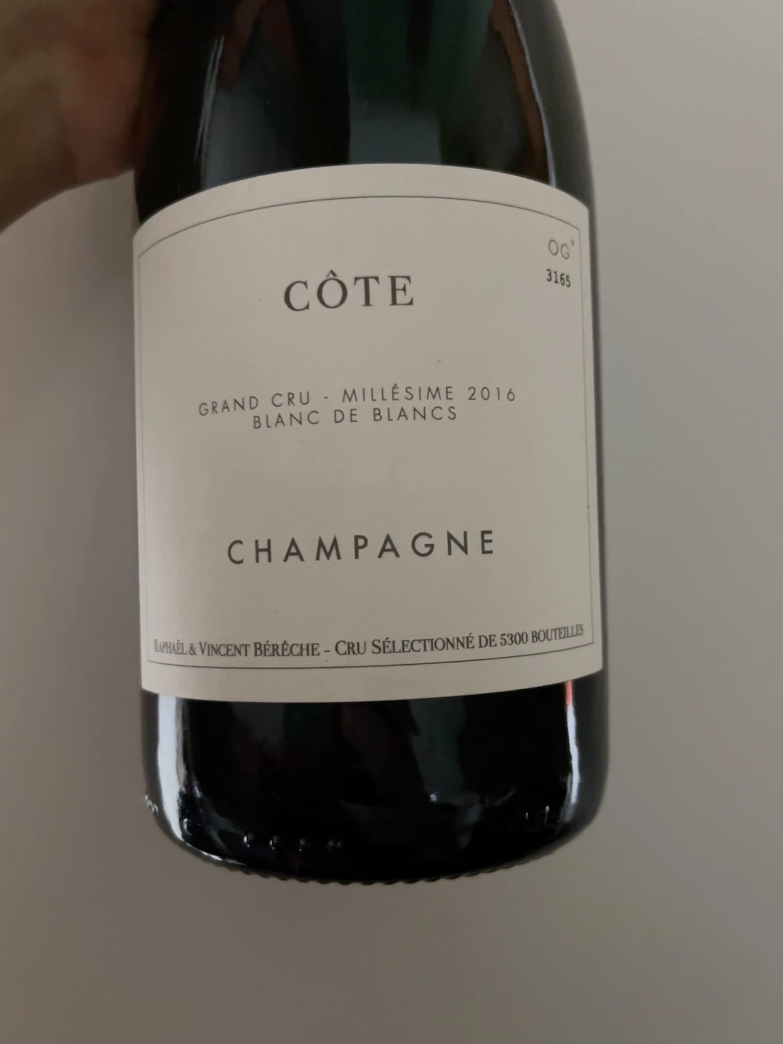 Bérêche & Fils Côte Grand Cru 2016