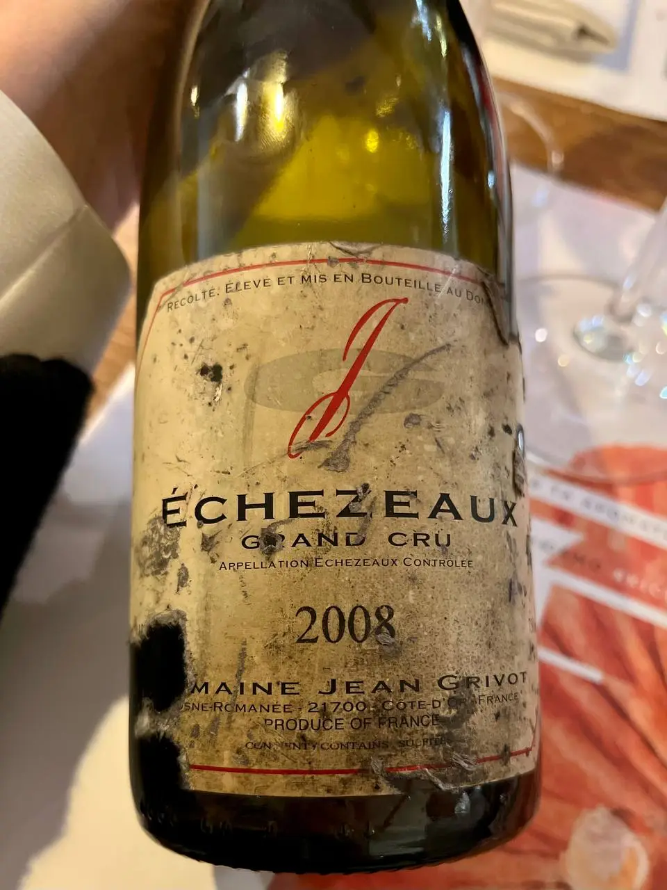 Jean Grivot Échezeaux Grand Cru 2008