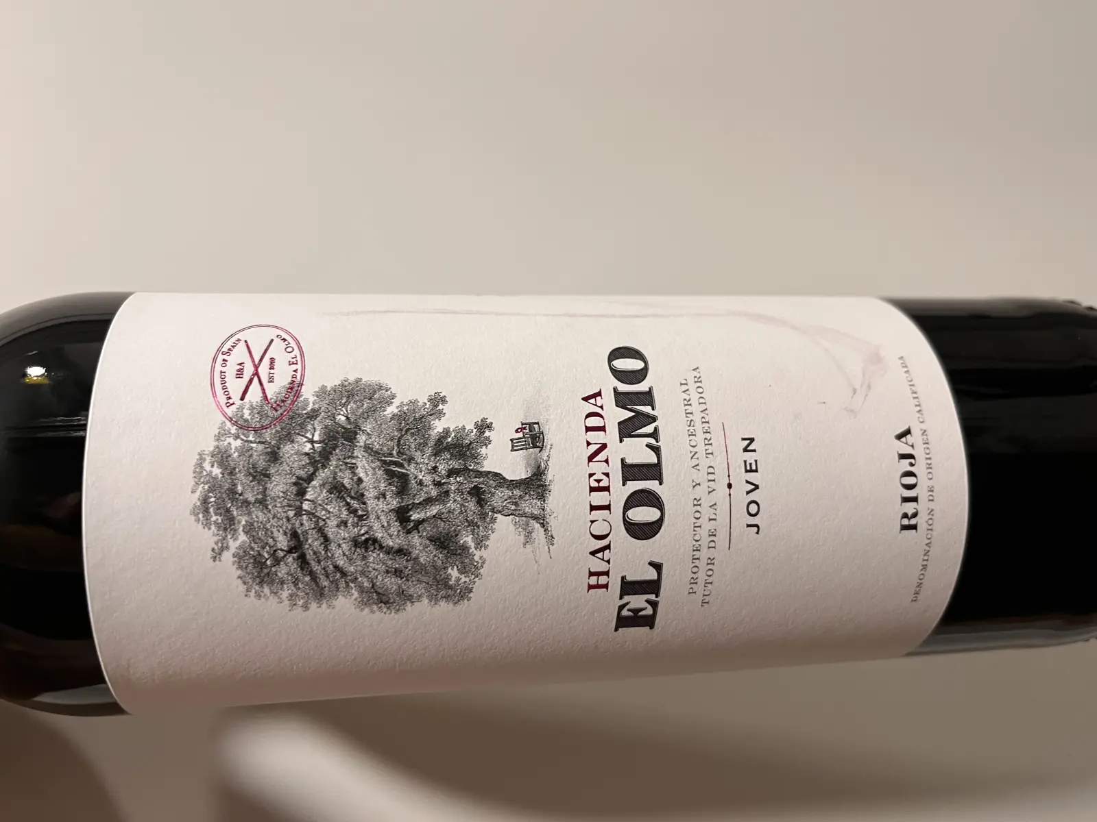 Bodegas la Eralta Hacienda El Olmo Joven 2020