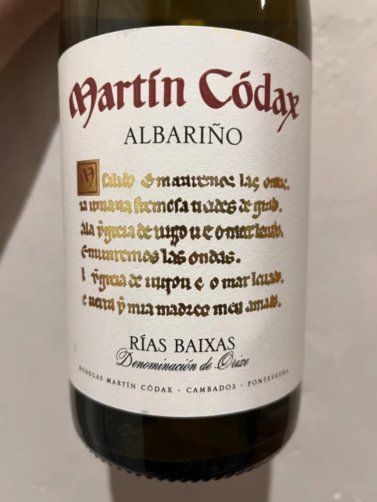 Bodegas Martín Códax Rías Baixas Albariño NV