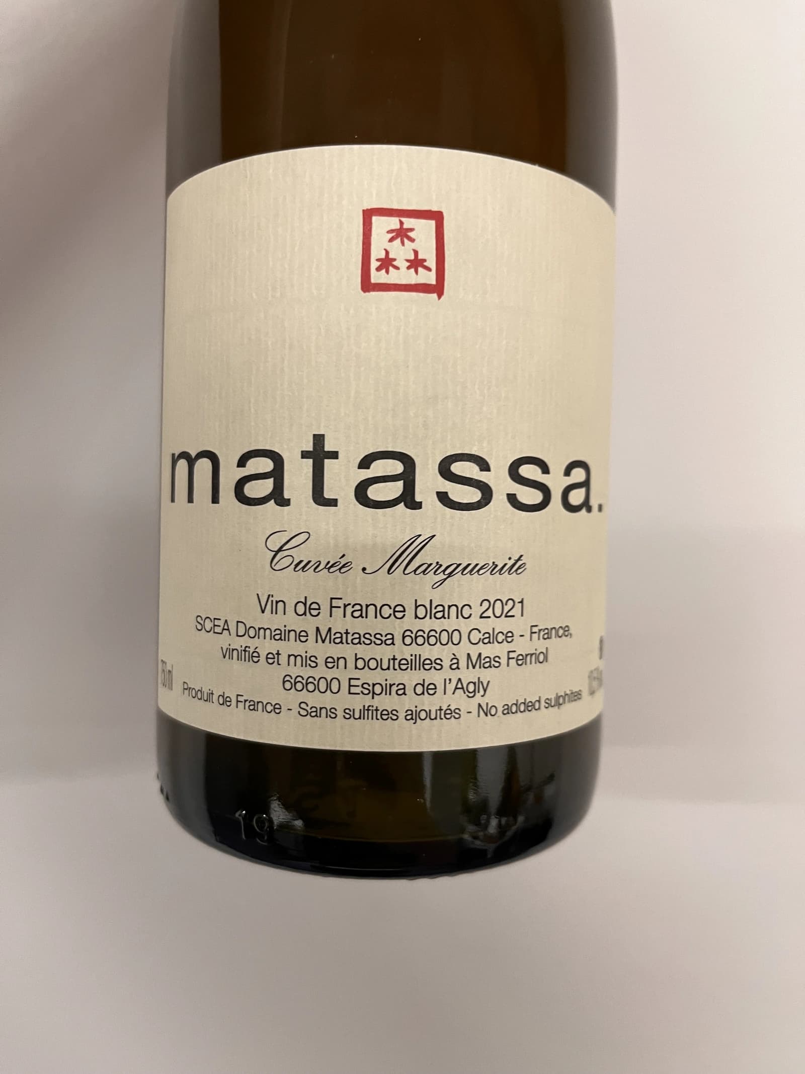 Matassa Cuvée Marguerite 2021