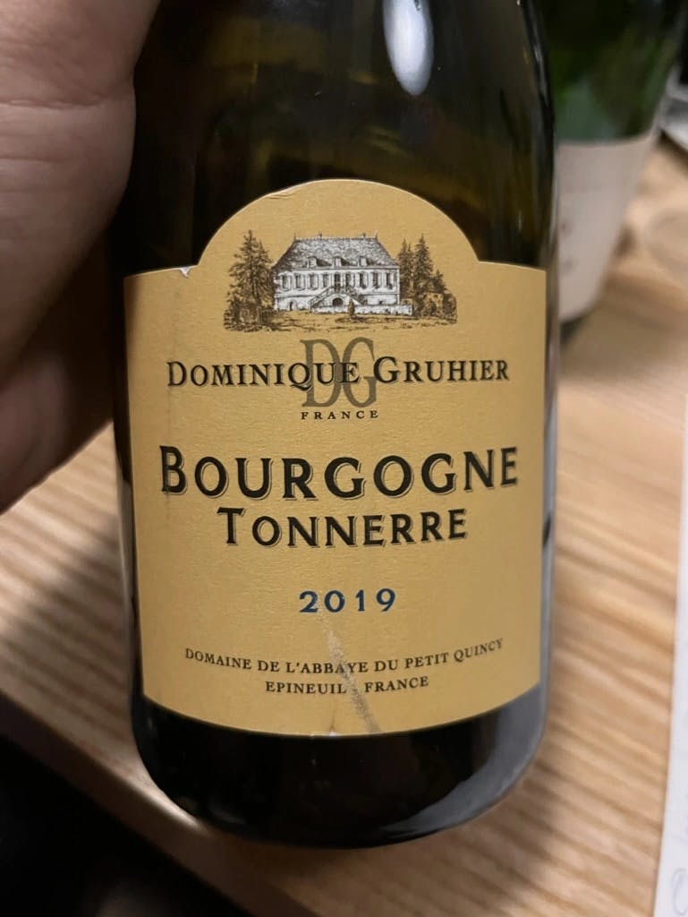Dominuque Gruhier Bourgogne Tonnerre 2019
