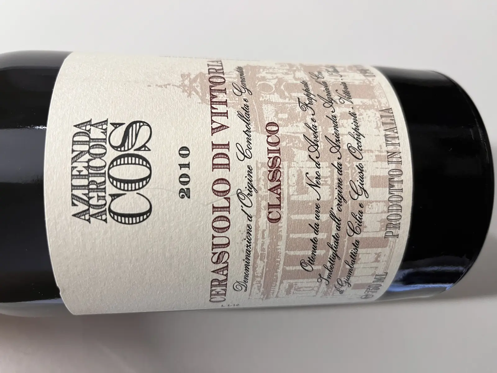 COS Cerasuolo di Vittoria Classico 2010