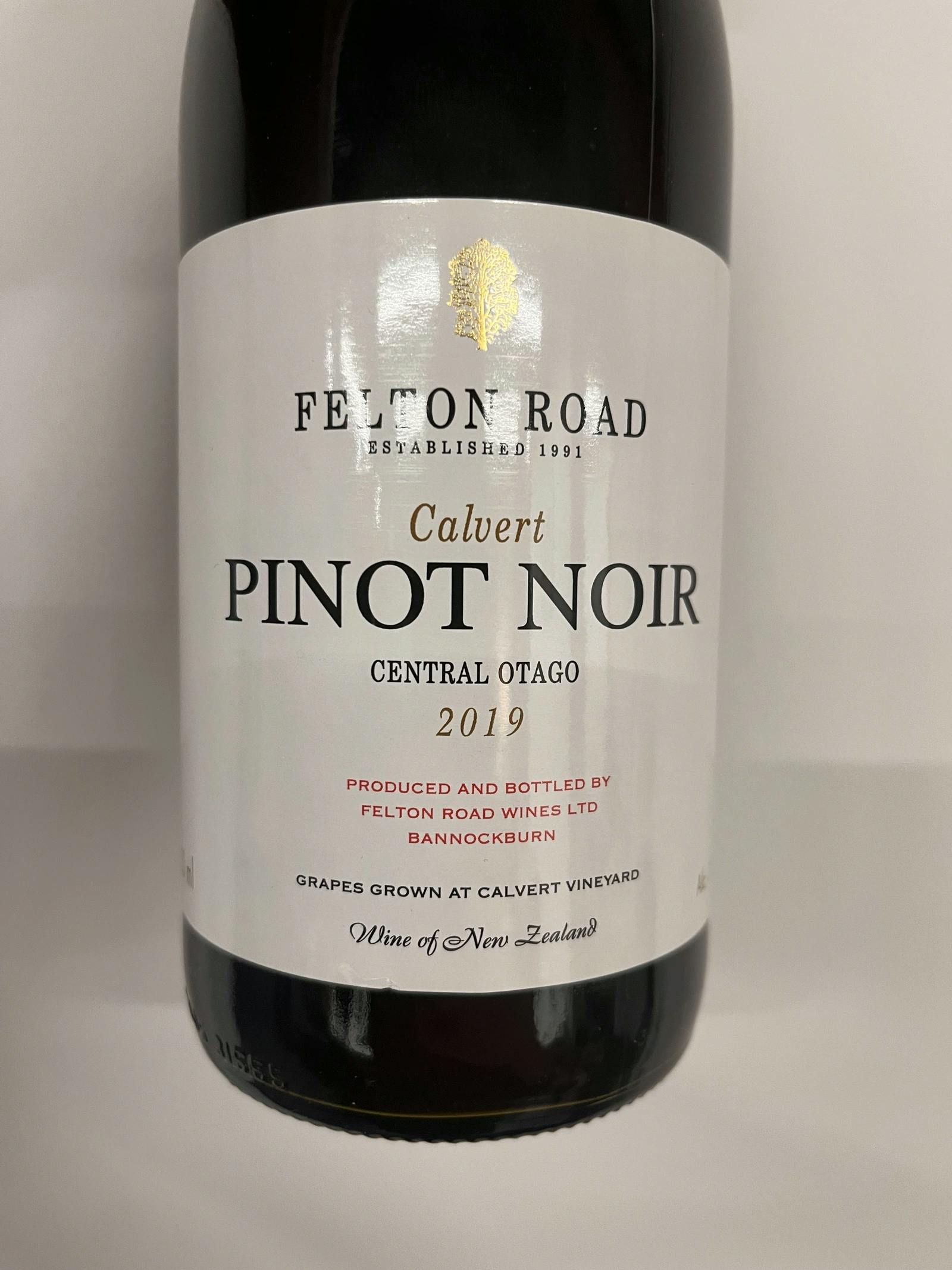 Felton Road Calvert Pinot Noir 2019