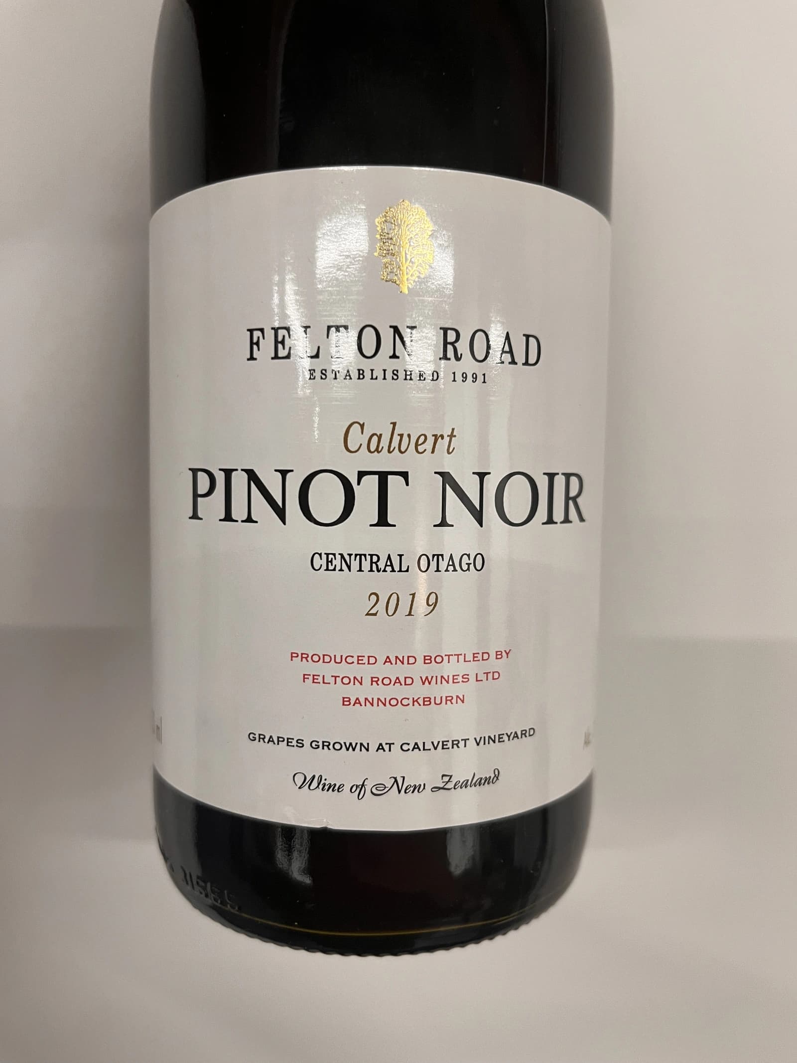 Felton Road Calvert Pinot Noir 2019