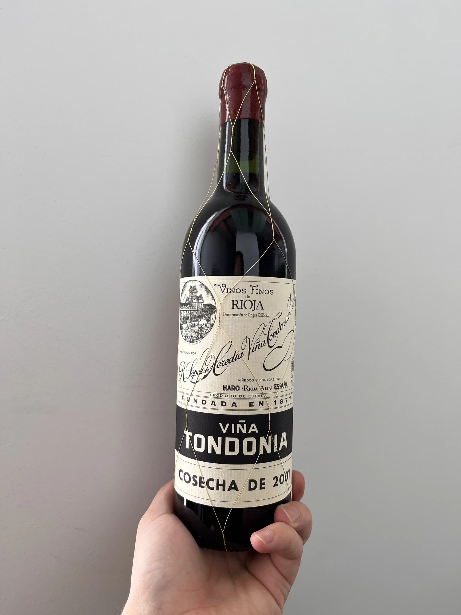 R. López de Heredia Viña Tondonia Tinto Gran Reserva 2001