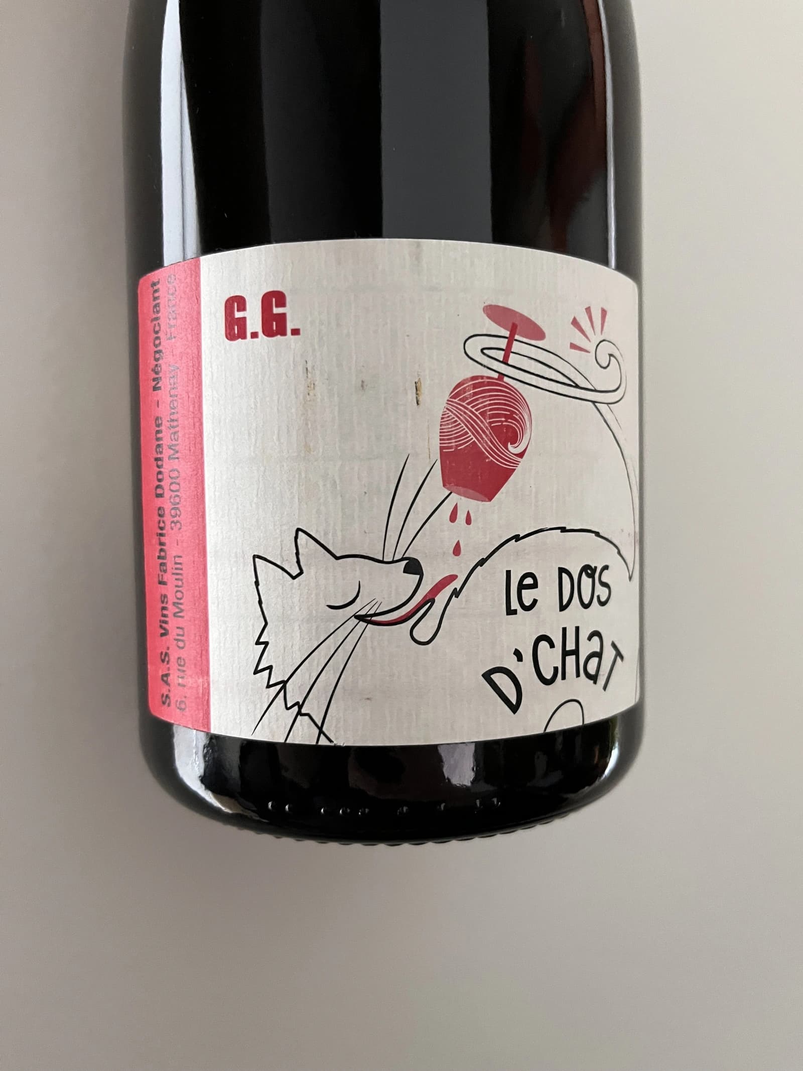 Fabrice Dodane Le Dos d'Chat G.G. 2020