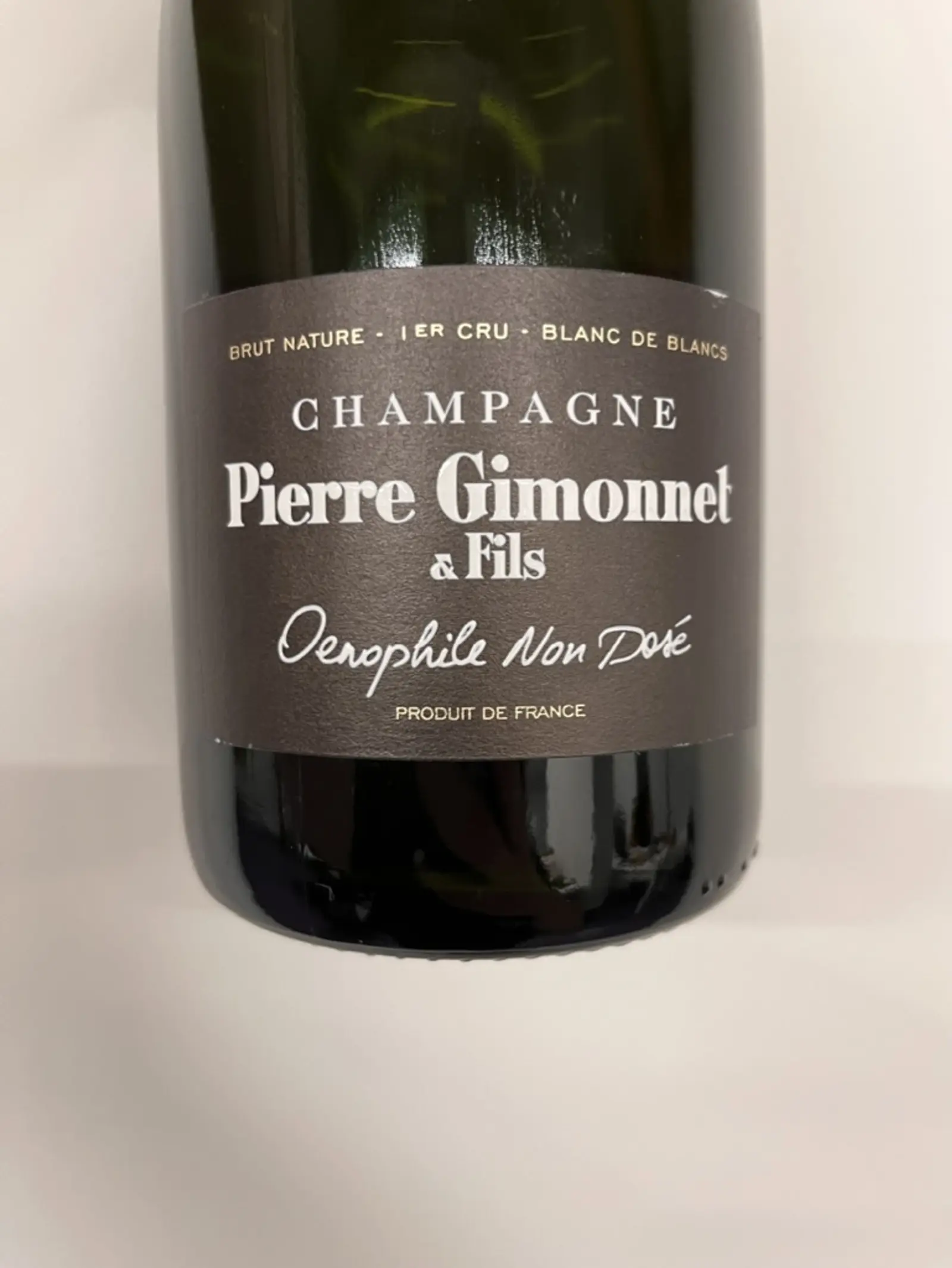 Pierre Gimonnet & Fils Brut Nature 1er Cru Blanc de Blancs Oenophile Non Dosé 2008