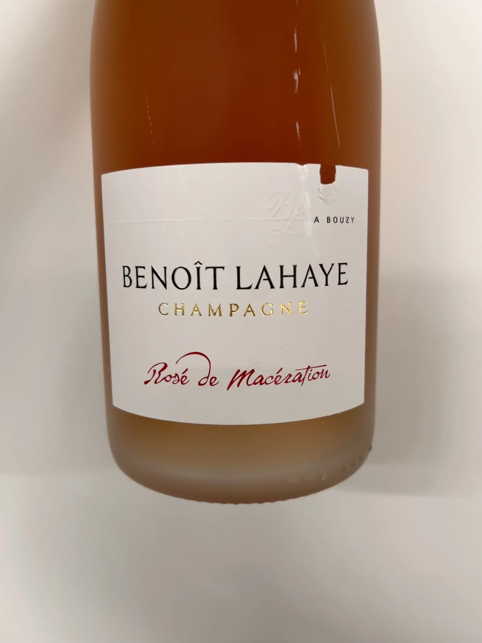 Benoît Lahaye Rosé de Macération a Bouzy (d2022) NV