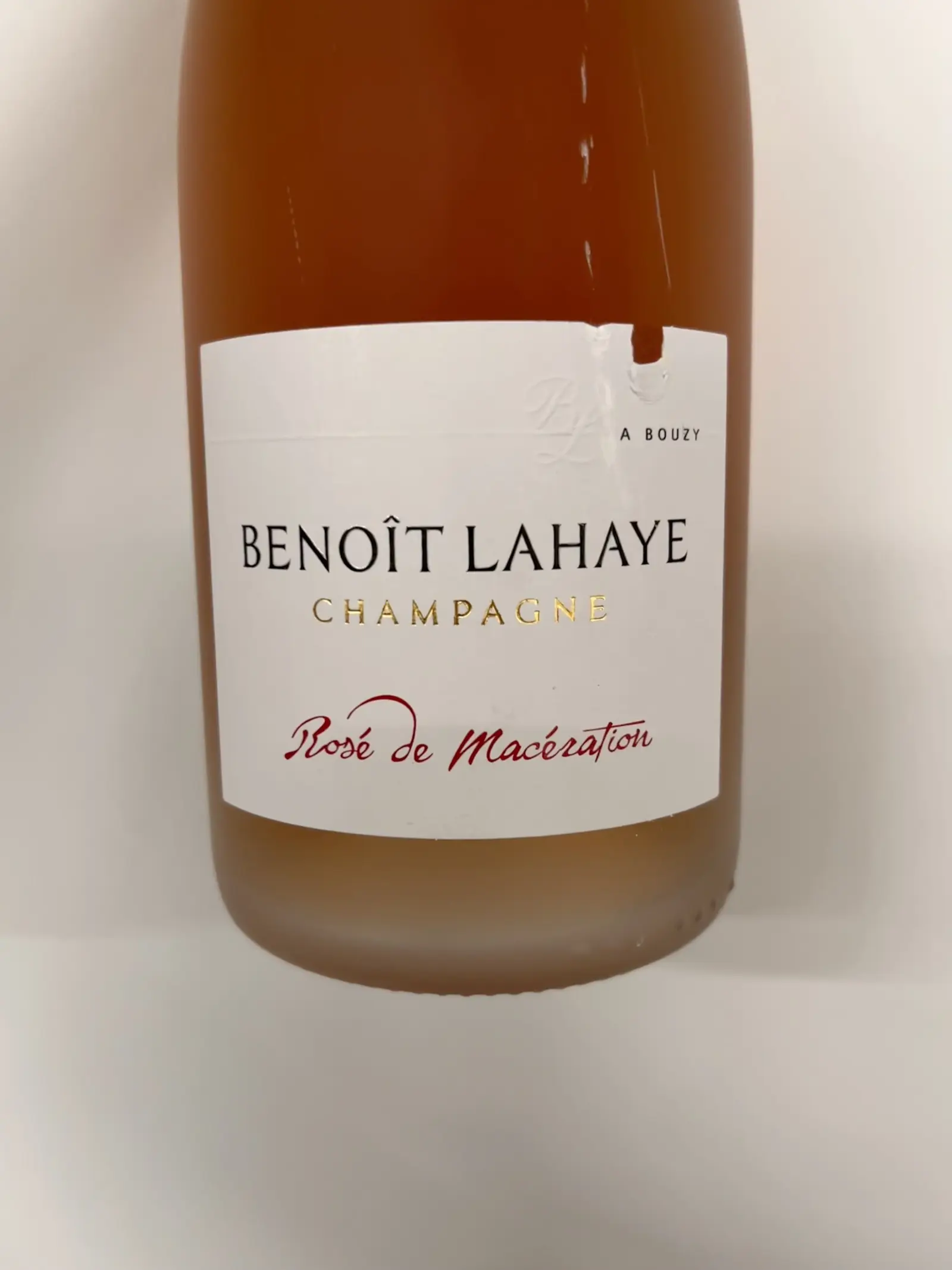 Benoît Lahaye Rosé de Macération a Bouzy (d2022) NV