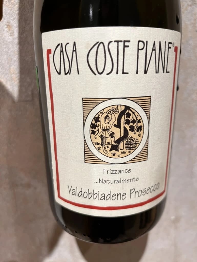 Casa Coste Piane Valdobbiaddene Prosecco Frizzante ...Naturalmente L0621 NV