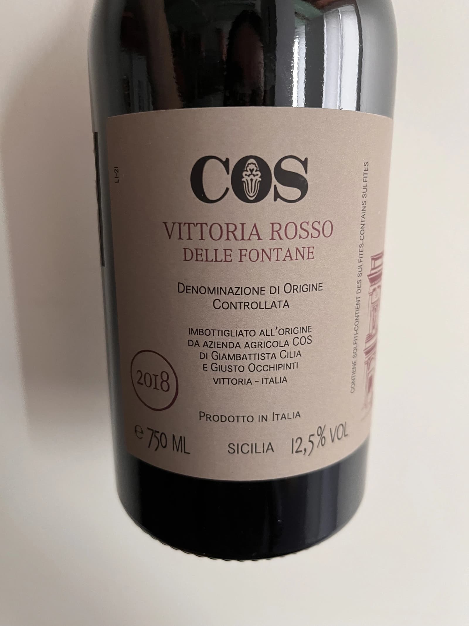 COS Vittoria Rosso Delle Fontane 2018