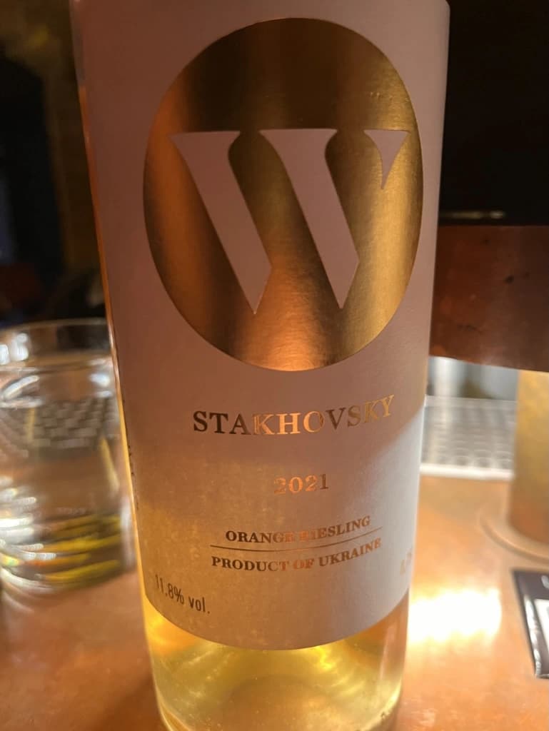 Stakhovsky W Orange Riesling 2021