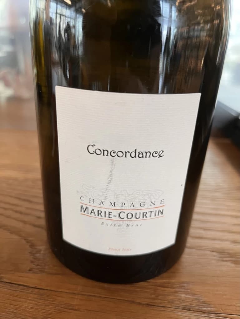 Marie-Courtin Concordance Blanc de Noirs Extra Brut 2015