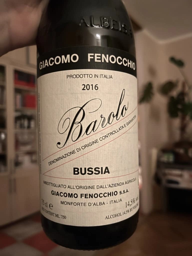 Giacomo Fenocchio Barolo Bussia 2016