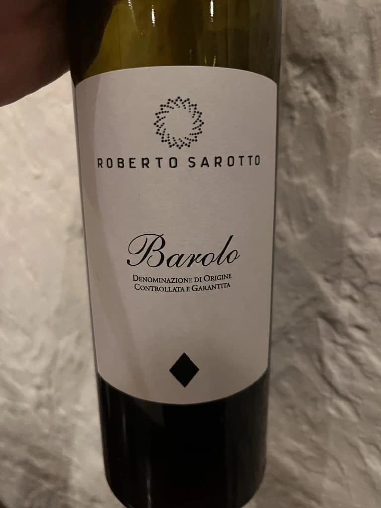 Roberto Sarotto Barolo 2018