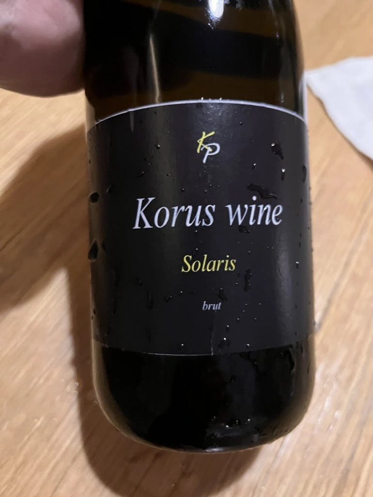 Korus wine Solaris Brut NV