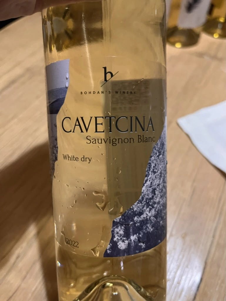 Bohdan's Winery Cavetcina Sauvignon Blanc 2022