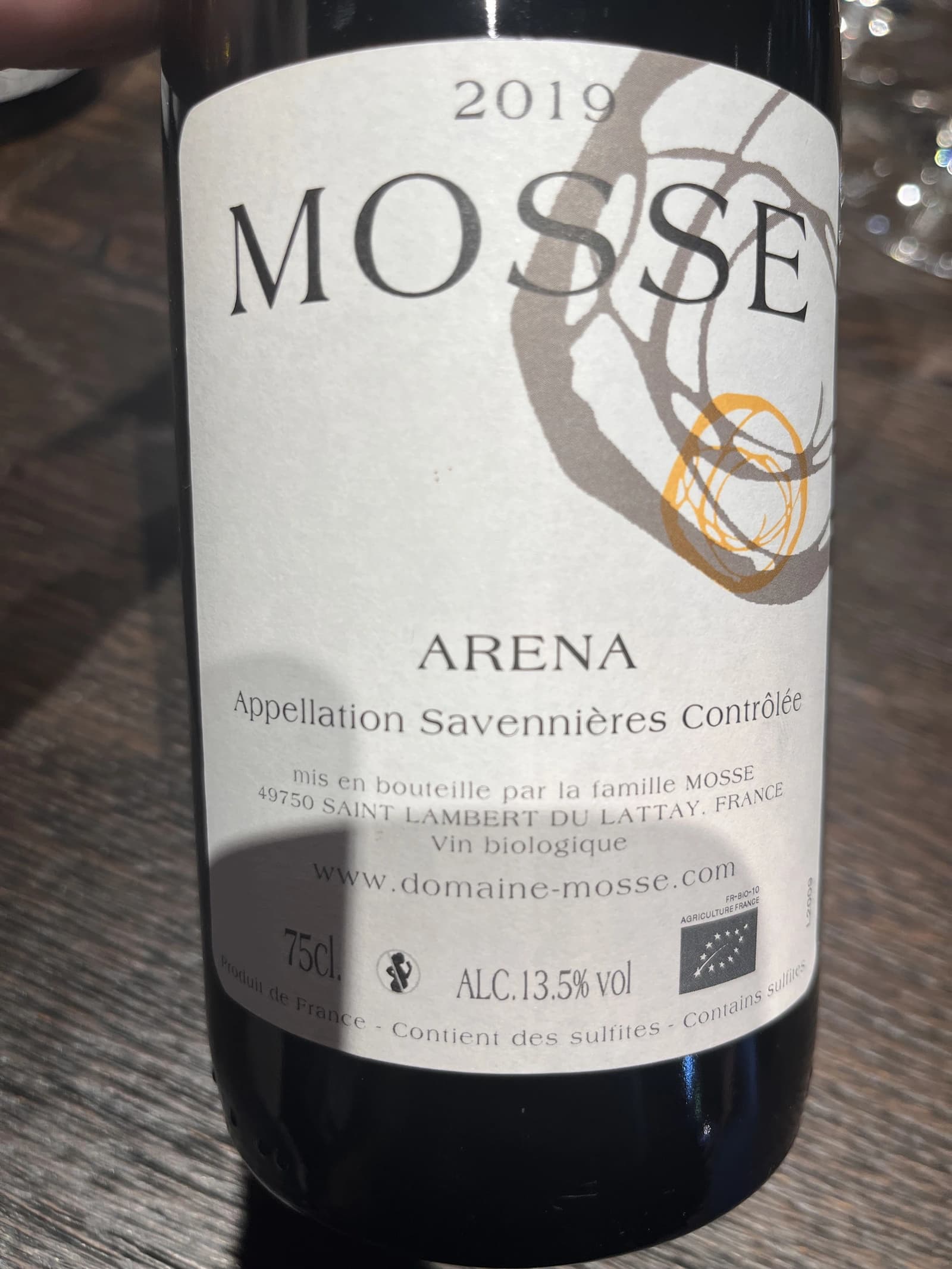 Rene Mosse Savennières Arena 2019