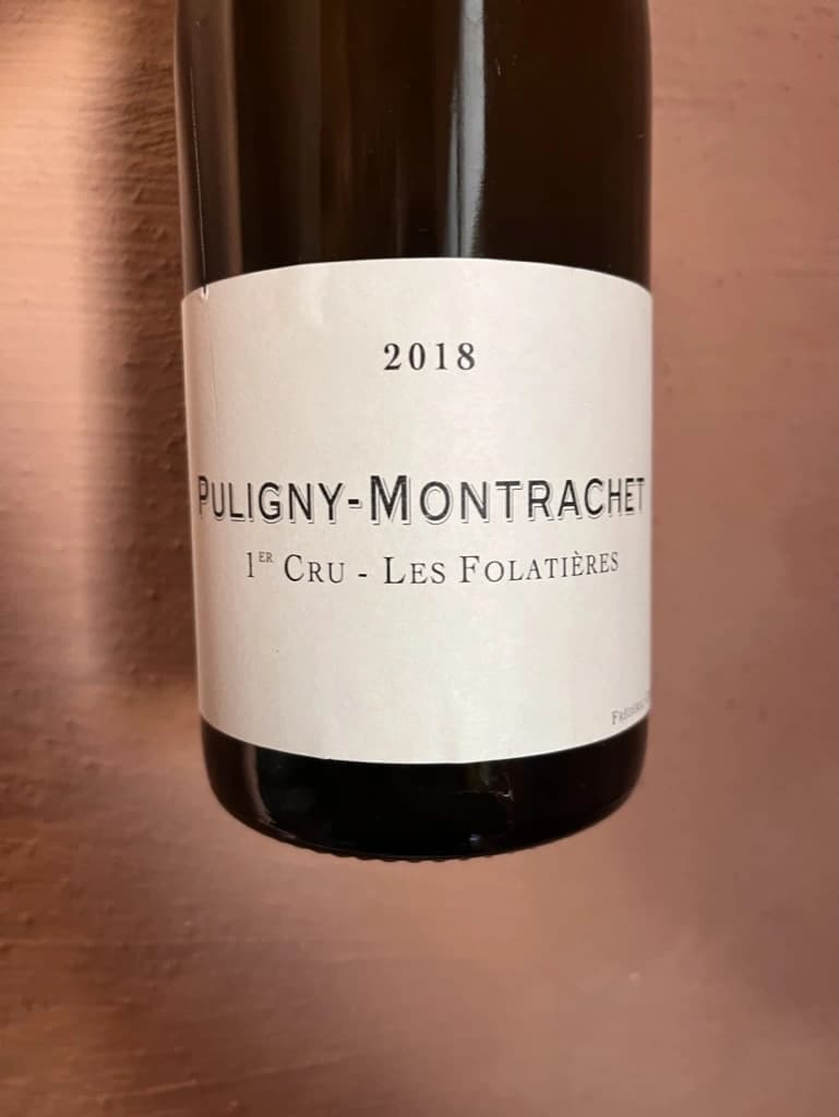 Frédéric Cossard Puligny-Montrachet 1er Cru Les Folatières 2018