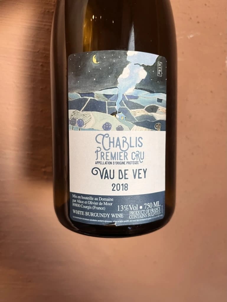 Alice et Olivier De Moor Chablis 1er Cru Vau de Vey 2018