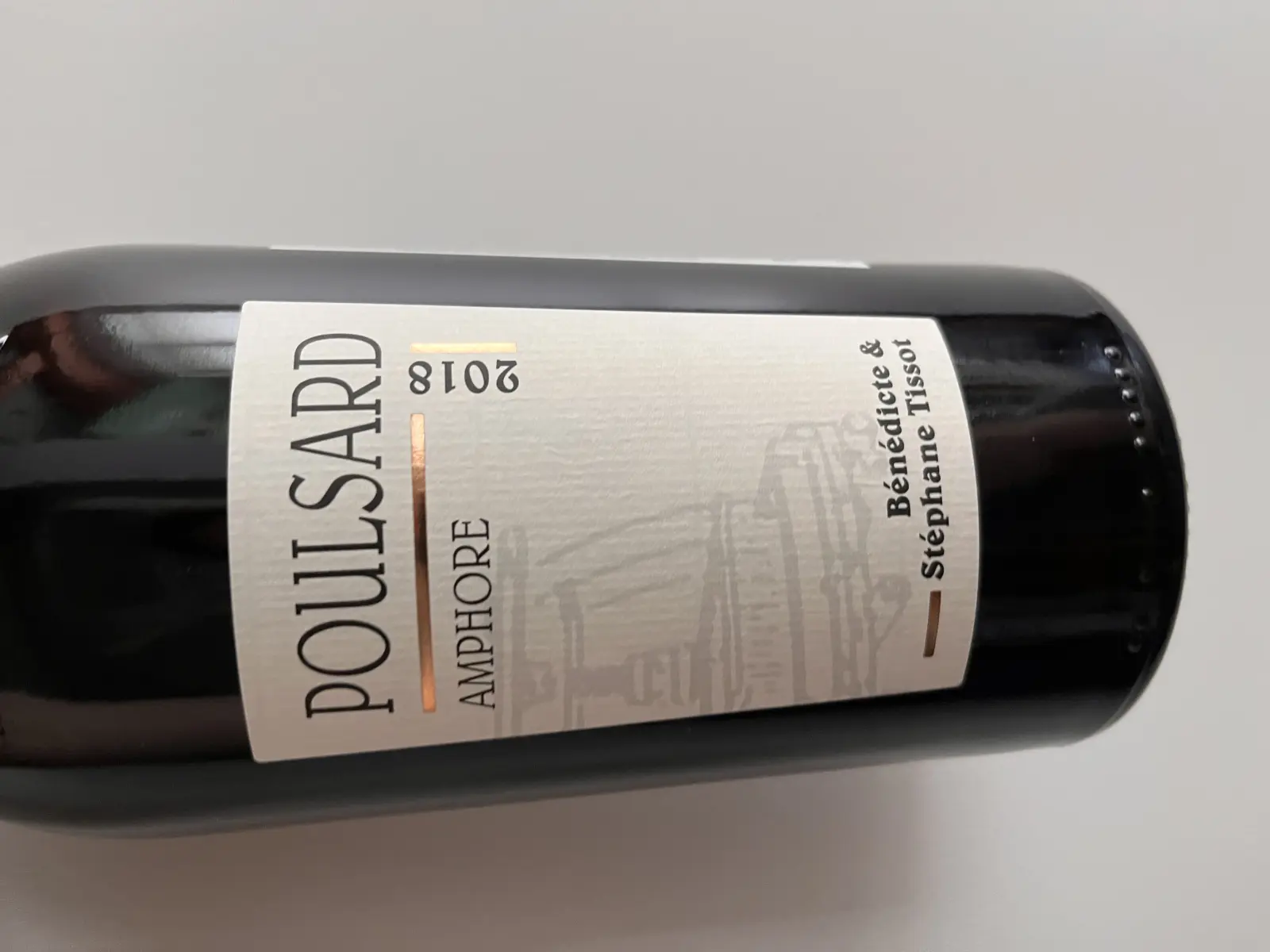 Andre et Mireille Tissot Poulsard en Amphore 2018