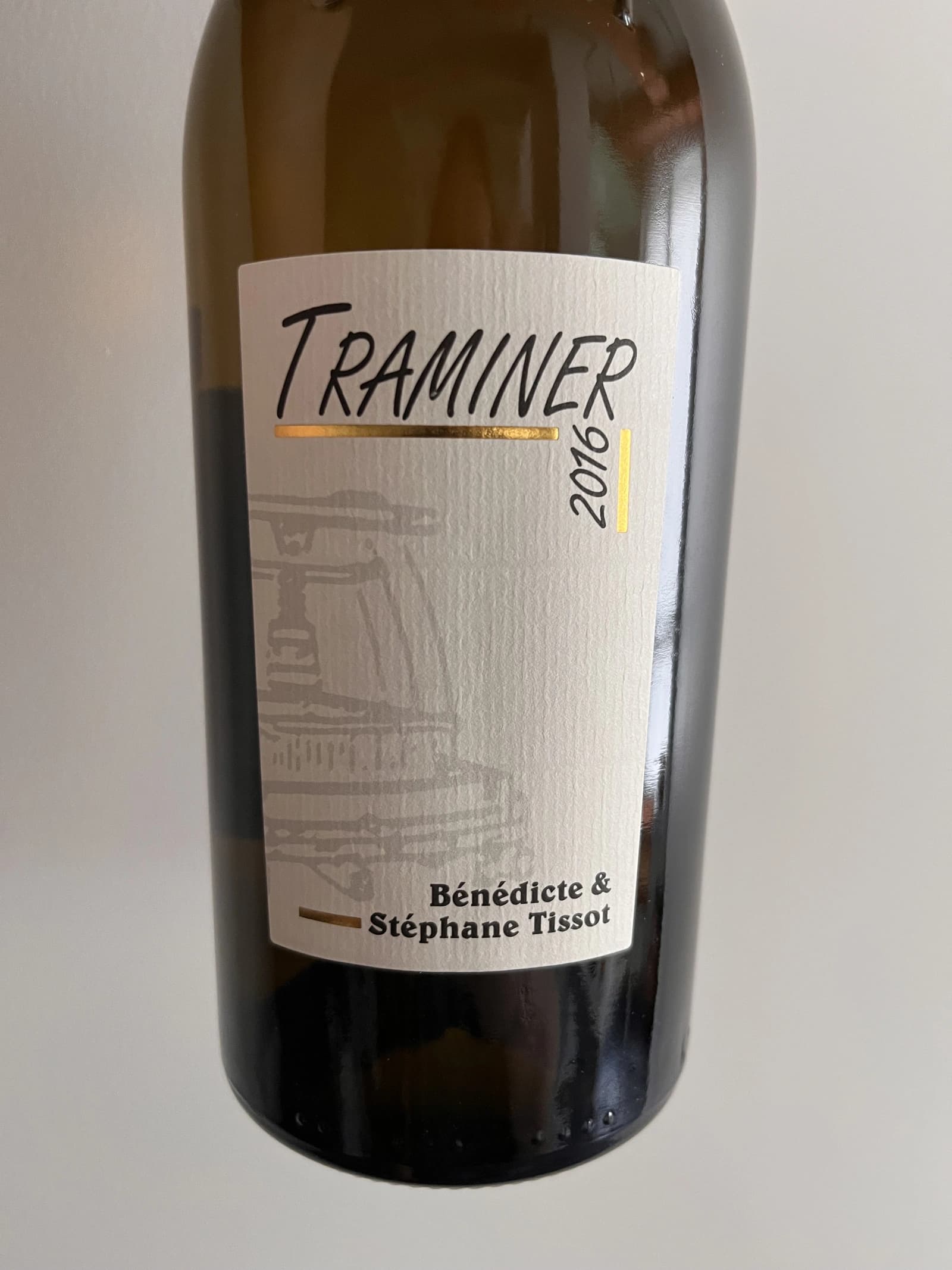 Andre et Mireille Tissot Traminer 2016