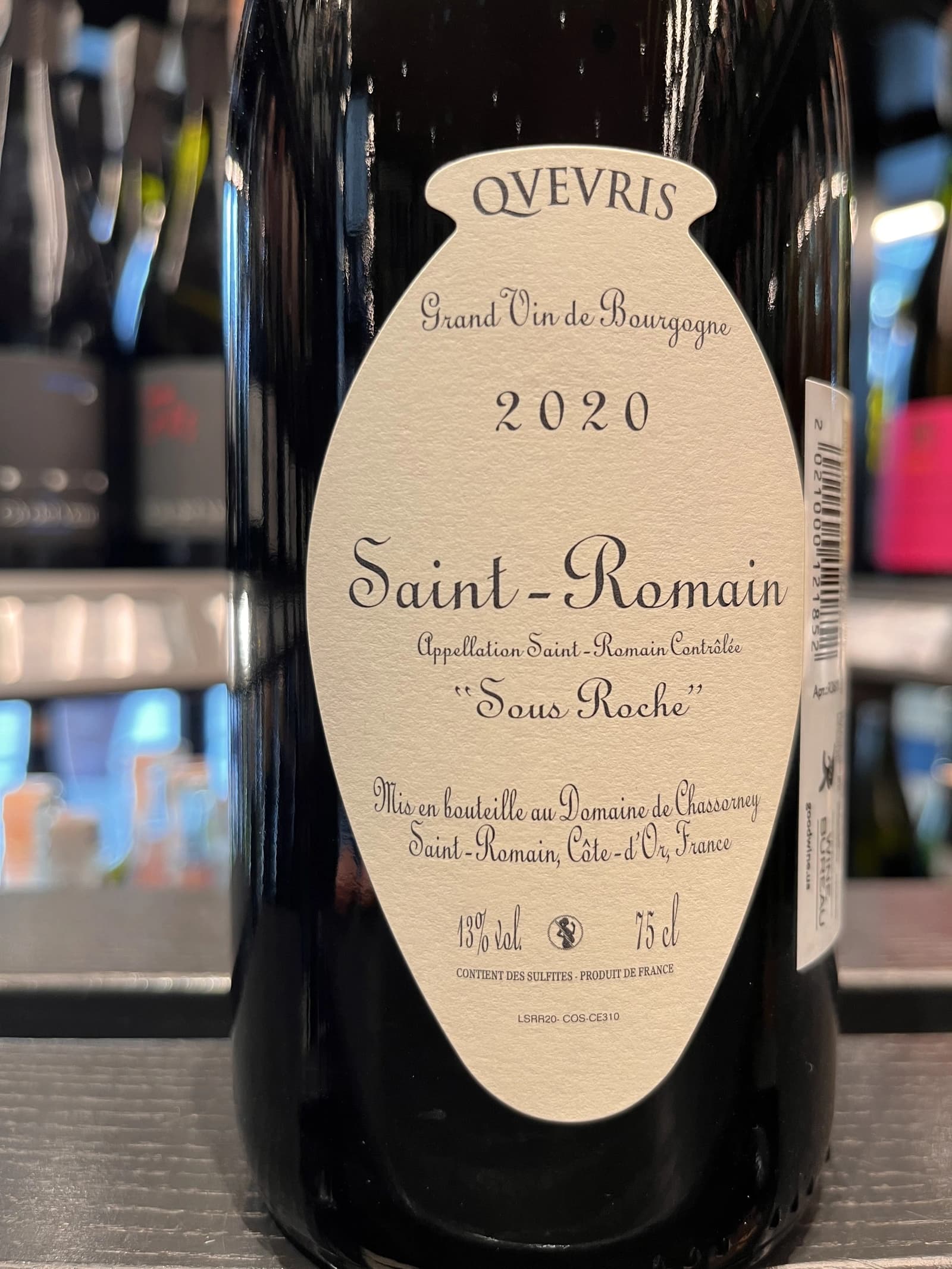 Domaine de Chassorney Saint-Romain Rouge Sous Roches Qvevris 2020